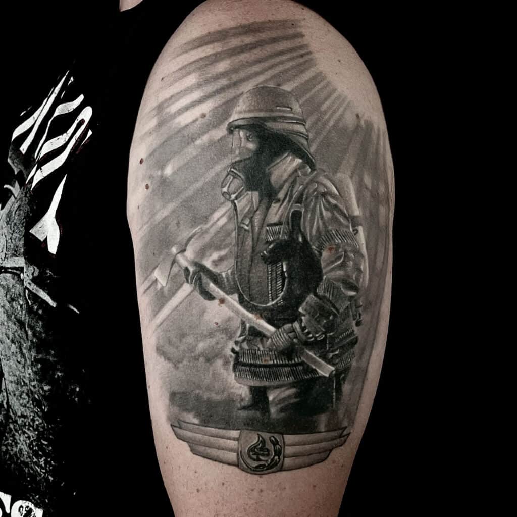 Feuerwehrmann Tattoo Stuttgart