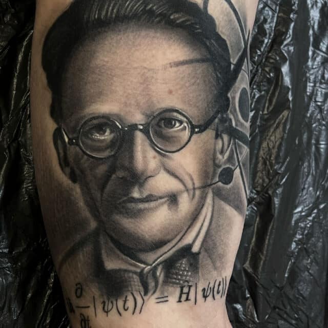 Schrödinger Tattoo in Stuttgart
